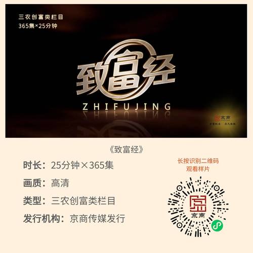 致富经属于什么节目,致富经改成什么栏目了
