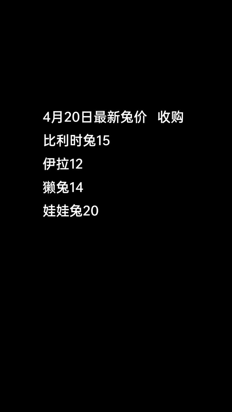 2023今日獭兔最新收购价格表,獭兔收购网?