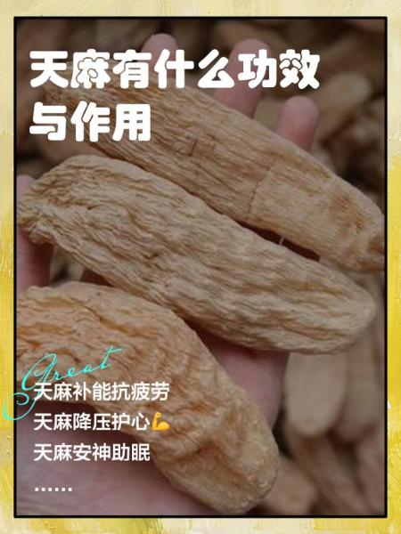 头晕天麻怎么吃效果最好,头晕天麻的功效与作用吃法