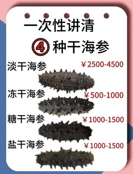 海参价格怎么区分?海参价格高低的区别?